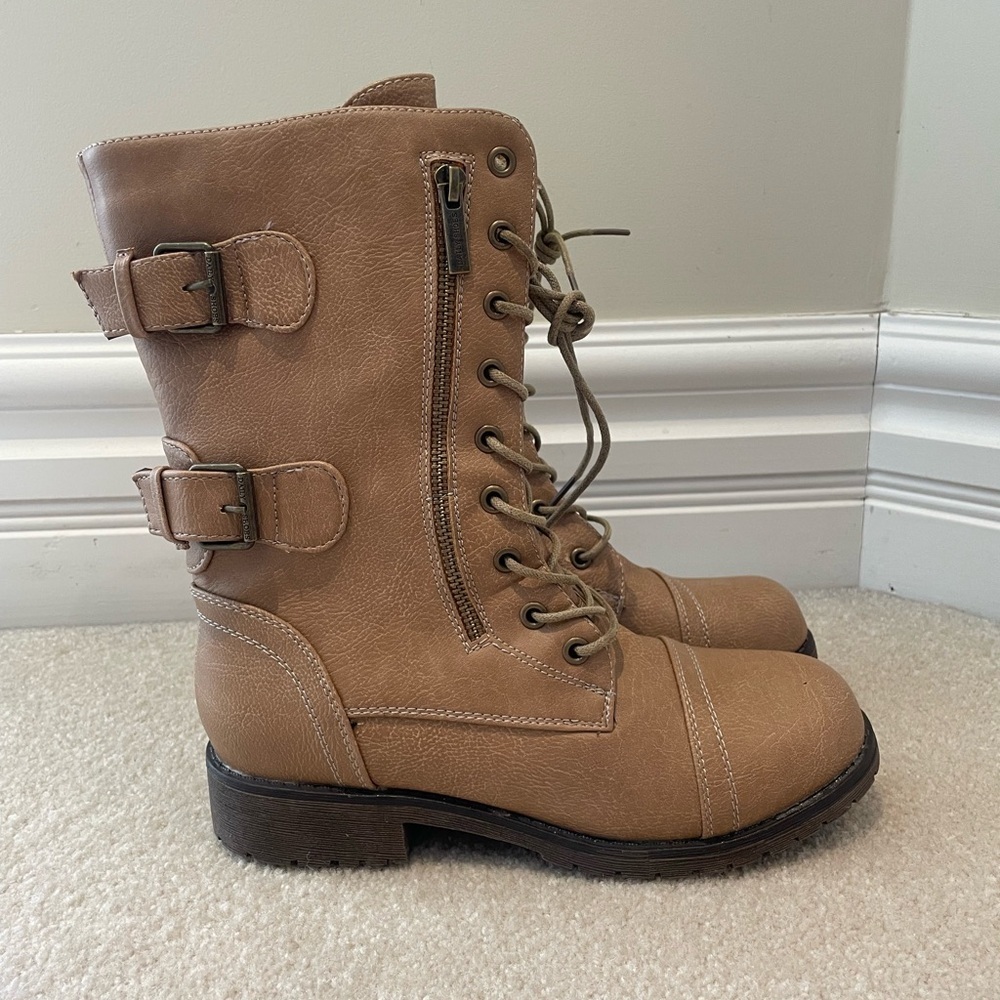 Light tan boots